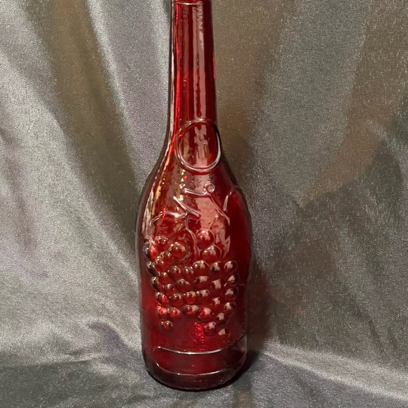 Vintage Red Wine Bottle Antique - Picture 10 of 11